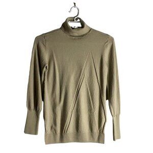 Armani Exchange Women’s Soft Tan Turtleneck Sweater